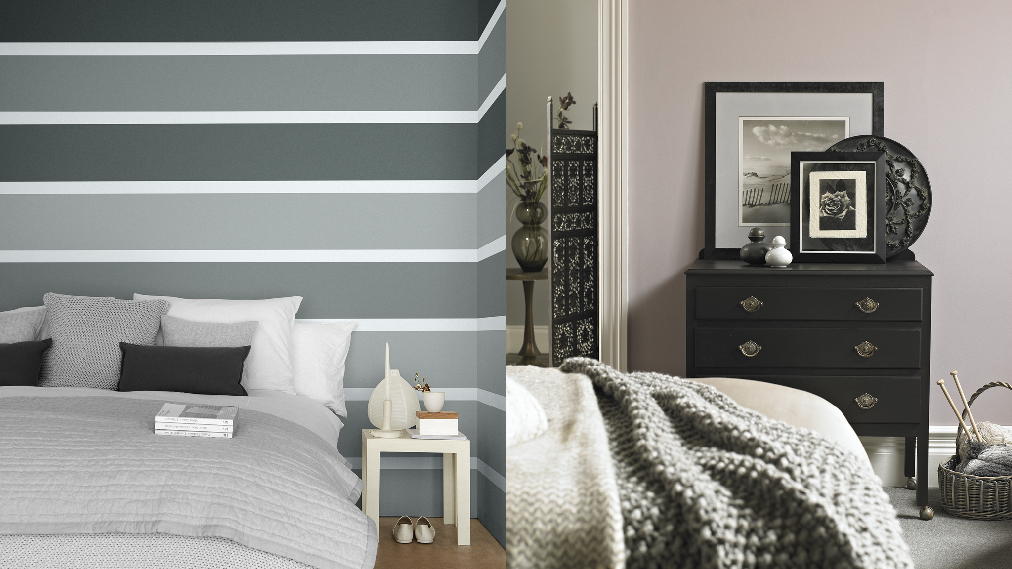 A sophisticated, modern bedroom Бледные серебристые тона элегантны и сдержанны, и могут быть дополнены практически любым цветом.