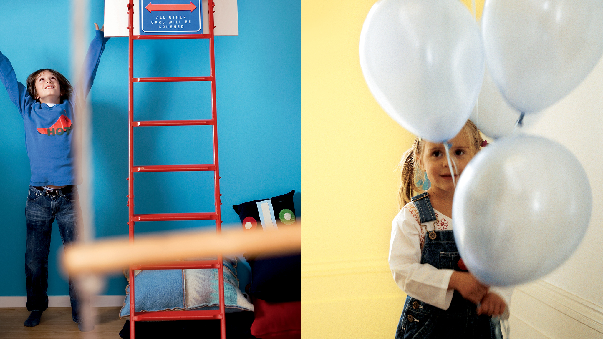 Create a happy children’s bedroom Теплые оттенки, например, солнечные желтые, будут положительно влиять на настроение ваших детей.